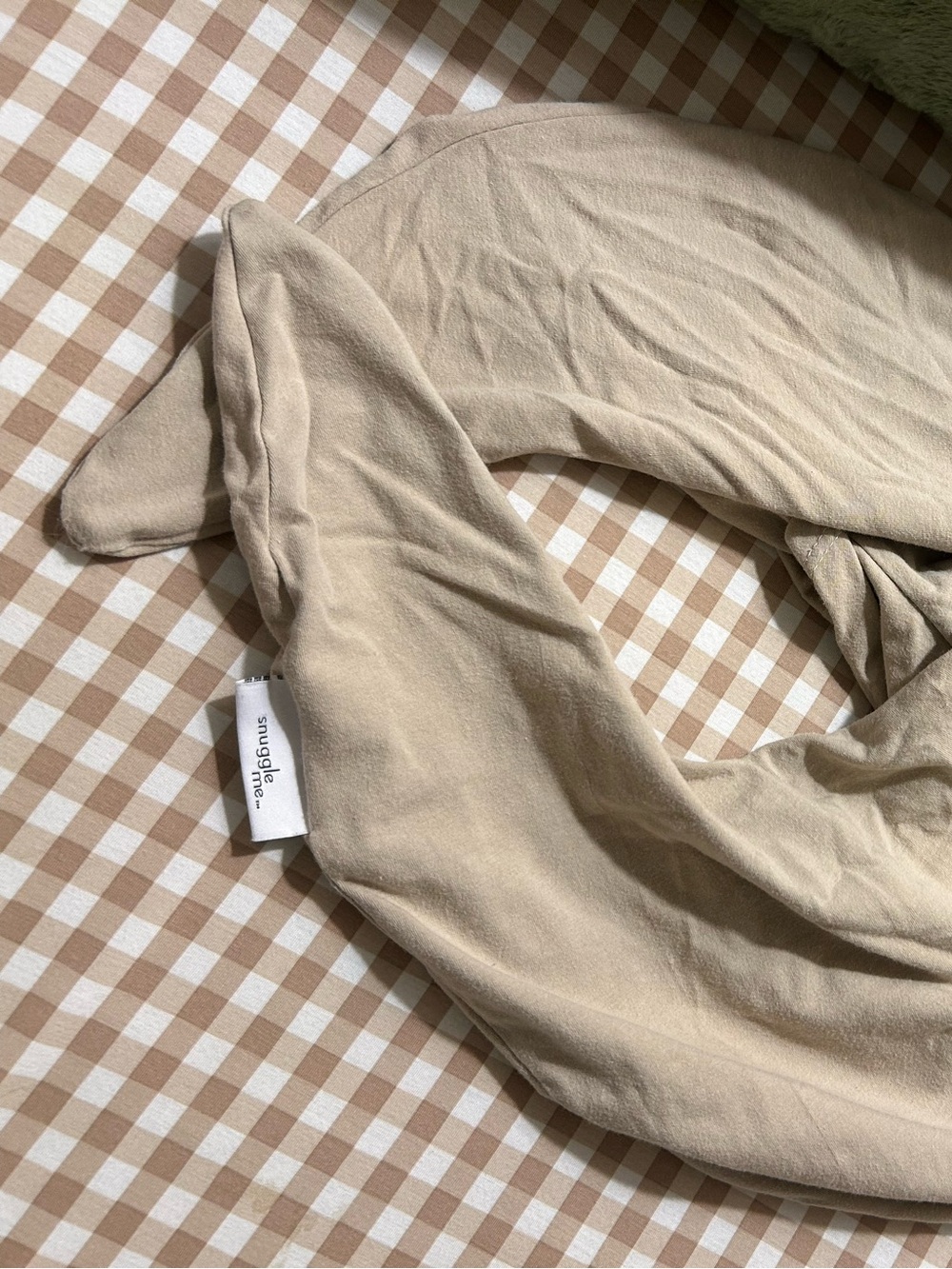 Snuggle Me Beige Nursing Pillow Cover
